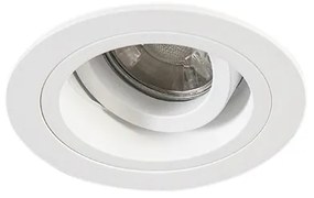 Okos süllyesztett spotlámpa fehér kerek dönthető, Wi-Fi GU10-zel - Chuck