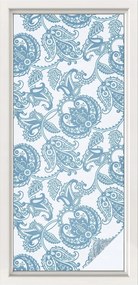 Ablakfólia öntapadós Adatvédelem Kék díszek 50x116