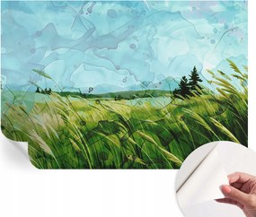 Dekoratív öntapadós fotótapéta irodába Zöld tájképek 152x104 cm