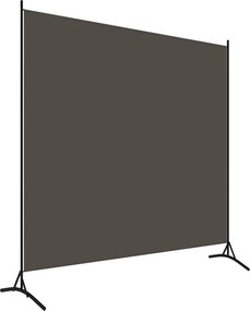 vidaXL antracitszürke 1 paneles szövet paraván 175 x 180 cm