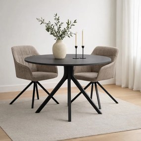 Avenberg LARO Étkezőszék szett - 2db, forgó, szürke