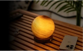 Sötétbarna USB fénydekoráció ø 8 cm Sand Storm – Gingko