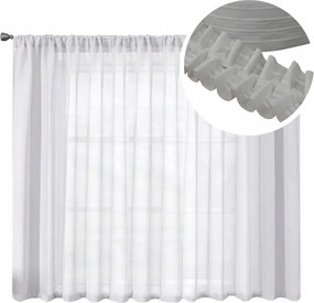 Fátyolfüggöny Kész Fátyolfüggöny fehér szalaggal 300x150 cm magas