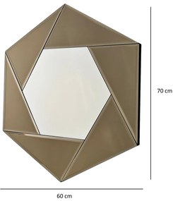Tükör Status Bronze 60 x 70 cm