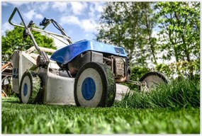 Poszterek 120x80 Benzinmotoros fűnyíró