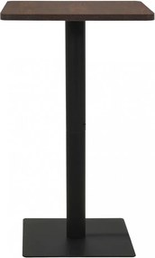 sötétbarna bisztróasztal 70 x 70 x 107 cm