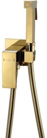 Mexen Cube rejtett bidet csaptelep pontkészlettel, arany - 7599150-50