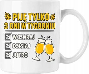 Bögre Csak Három Nap Humor Fehér 330ml