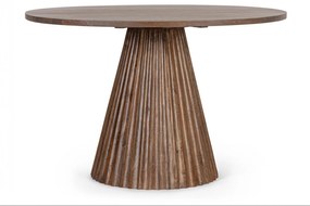 ORISSA kerek mangófa étkezőasztal - 120cm