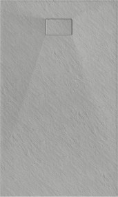 Mexen Hugo téglalap alakú SMC zuhanytálca 140 x 80 cm, szürke - 42618014