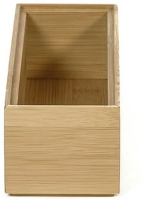 Szervező Compactor Bamboo Box 22,5 x 7,5 x 6,5 cm, natúr fa