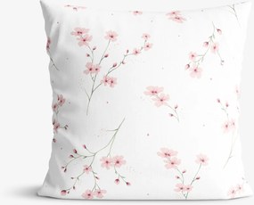 Goldea pamut párnahuzat - cseresznyevirágok 45 x 45 cm