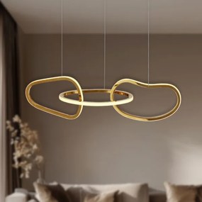 LED függeszték kábelen ANNELI LED/30W/230V 80 cm arany