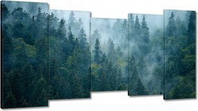 Vászonkép 150x80 Erdő a ködben Utazás