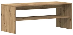 kézműves tölgy színű szerelt fa TV-szekrény 100x40x40 cm