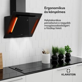 Klarstein Eleonora 60, páraelszívó, 60 cm, 426 m³/ó, érintőpanel, világítás, A++
