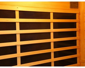Sauna DeLuxe 3300 Carbon - BT, barna