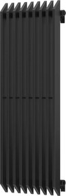 Mexen Aurora  Art  decor radiátor 1200 x 450 mm, 917 W, fekete - W212-1200-450-00-70 Dekor radiátor