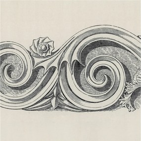 Divatos 3D Fali Tapéta Növényi Dísz 250x250 Ragasztóval