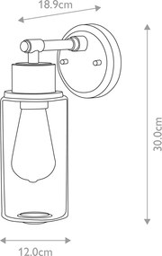Elstead klasszikus fali lámpa morvah fehér elsbath-morvah1-w IP44