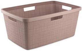 Curver Jute szennyeskosár 46L rózsaszín
