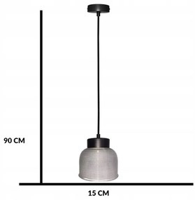 Csillár zsinóron LIVERPOOL 1xE27/40W/230V