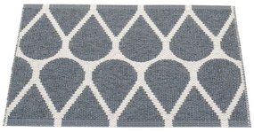 Sötétszürke kültéri-beltéri szőnyeg 70x50 cm Otis Granit – Pappelina