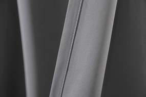 OXFORD világosszürke függöny 140x250 cm Felfüggesztés: Hullámos sínszalag