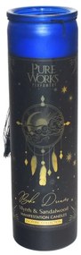 Arome Organikus gyertya Myrrh&Sandalwood 300 gszínes, magas üvegben, bojtokkal