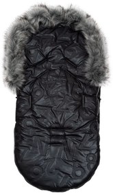 Luxus lábzsák szőrmével New Baby fekete