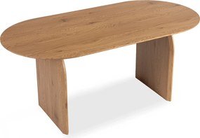 Modern ovális étkezőasztal TINO 190 cm tölgy