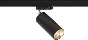 RENDL MAVRO háromáramkörös sínre fekete/aranysárga 230V LED 12W 38° 3000K