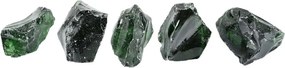 vidaXL gabion kerti üveg kő zöld 60-120 mm 25 kg