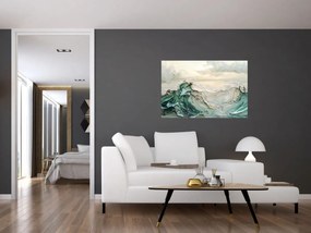 Kép - 3D tengeri absztrakció (90x60 cm)