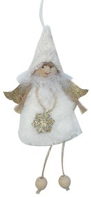 Fehér angyalka, akasztóval 20cm