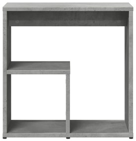 2 db betonszürke szerelt fa kisasztal 50x30x50 cm