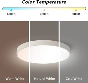 Brilagi-LED állítható fényű POOL SMART LED/48W/230V 3000-6000K 40 cm+DO fehér