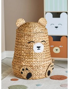 Natúr színű vízijácint játéktároló kosár ø 40x57 cm Timone – Bloomingville Mini