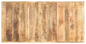 Tömör nyers mangófa étkezőasztal 180 x 90 x 76 cm