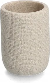 Zeller fogkefetartó natúr motívummal, bézs 7,2x10cm