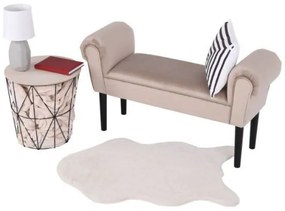 BURDA Velvet bézses szürke/fekete pad