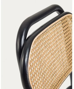 Fekete-bézs étkezőszék Doriane – Kave Home