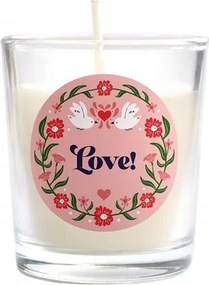 Folk Love természetes szójagyertya Jázmin &amp; Karamell 70 g Flagolie