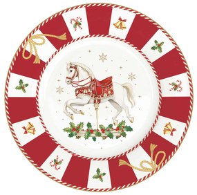 Karácsonyi porcelán desszertes tányér 19 cm Christmas Tale