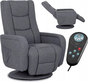 Fotel Obrotowy Masujący SPIKE 2 Ciemnoszary