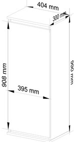 Függesztett szekrény Wren II (szonoma tölgy + fehér). Akció -14%. 1069113