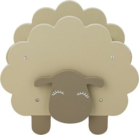 Bézs gyerek könyvespolc 30,5x30x35 cm Dolly – Bloomingville Mini