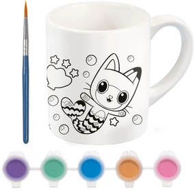 Gabi babaháza Cats festhető porcelán bögre 235 ml Díszdobozban