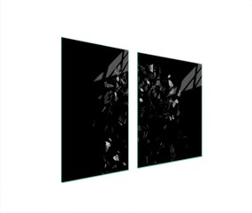 Üveglap És Vágódeszka 100x52 Fekete Edzett Üveg