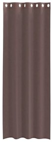 2 db barna fátyolfüggönyök rojtokkal 140x260 cm